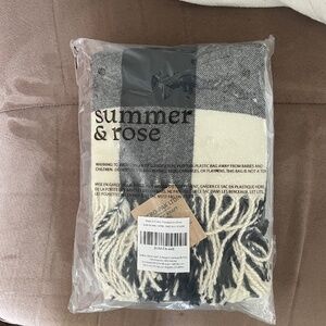 Summer & Rose Buffalo Check Scarf (BNWT)